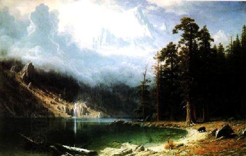 Albert Bierstadt Mount Corcoran China oil painting art